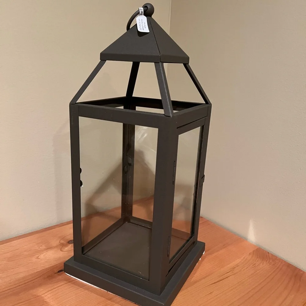 Pier 1 Imports Black Landen Metal Lantern